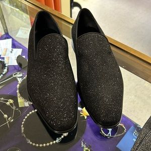 Men’s loafers, metallic flecks new